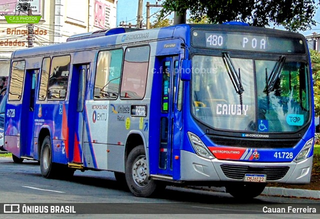 Radial Transporte Coletivo 41.728 na cidade de Arujá, São Paulo, Brasil, por Cauan Ferreira. Número da foto: #13104820.