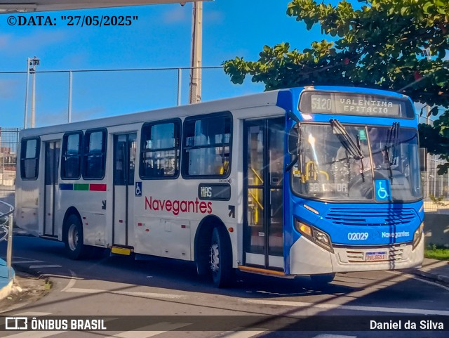 Consórcio Navegantes - 02 > Viação São Jorge > Transurb Transporte Urbano 02029 na cidade de João Pessoa, Paraíba, Brasil, por Daniel da Silva. Número da foto: #13105918.