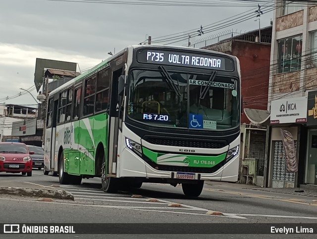 Viação Elite RJ 176.048 na cidade de Volta Redonda, Rio de Janeiro, Brasil, por Evelyn Lima. Número da foto: #13105670.