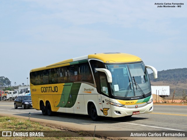 Empresa Gontijo de Transportes 19530 na cidade de João Monlevade, Minas Gerais, Brasil, por Antonio Carlos Fernandes. Número da foto: #13106824.