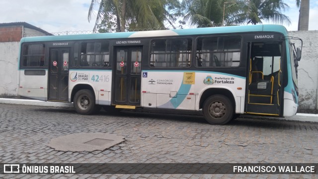 Auto Viação Dragão do Mar 42416 na cidade de Fortaleza, Ceará, Brasil, por FRANCISCO WALLACE. Número da foto: #13105664.