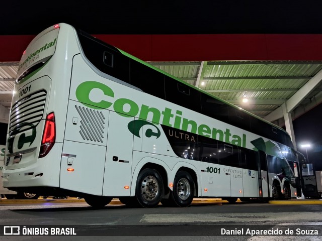 Viação Continental de Transportes 1001 na cidade de Ribeirão Preto, São Paulo, Brasil, por Daniel Aparecido de Souza. Número da foto: #13106145.