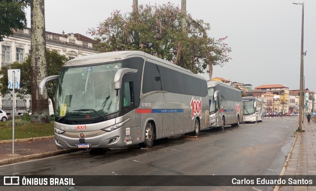 Auto Viação 1001 RJ 108.1120 na cidade de São João del Rei, Minas Gerais, Brasil, por Carlos Eduardo Santos. Número da foto: #13106184.