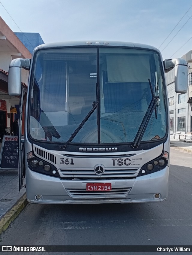 TSC - Transportes São Cristóvão 361 na cidade de Palmares do Sul, Rio Grande do Sul, Brasil, por Charlys William. Número da foto: #13105758.