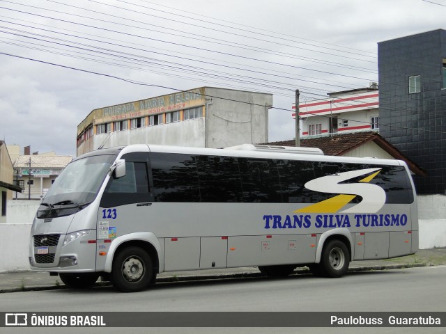 Trans Silva Turismo 123 na cidade de Guaratuba, Paraná, Brasil, por Paulobuss  Guaratuba. Número da foto: #13107525.