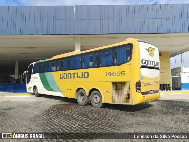 Empresa Gontijo de Transportes 14695 na cidade de Caruaru, Pernambuco, Brasil, por Lenilson da Silva Pessoa. Número da foto: #13107410.