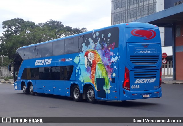 Eucatur - Empresa União Cascavel de Transportes e Turismo 6035 na cidade de Porto Alegre, Rio Grande do Sul, Brasil, por David Verissimo Jsauro. Número da foto: #13106310.