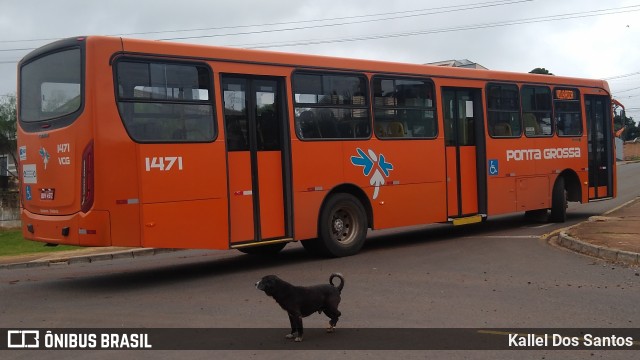 VCG - Viação Campos Gerais 1471 na cidade de Ponta Grossa, Paraná, Brasil, por Kallel Dos Santos. Número da foto: #13106335.