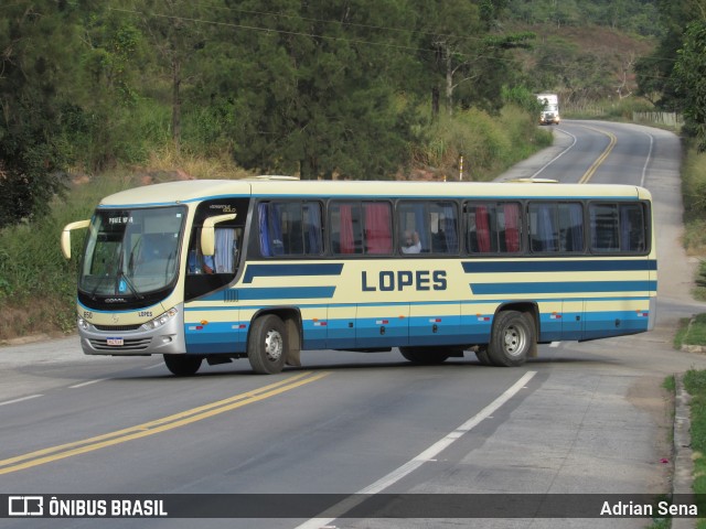 Viação Lopes 650 na cidade de São Domingos do Prata, Minas Gerais, Brasil, por Adrian Sena. Número da foto: #13105881.
