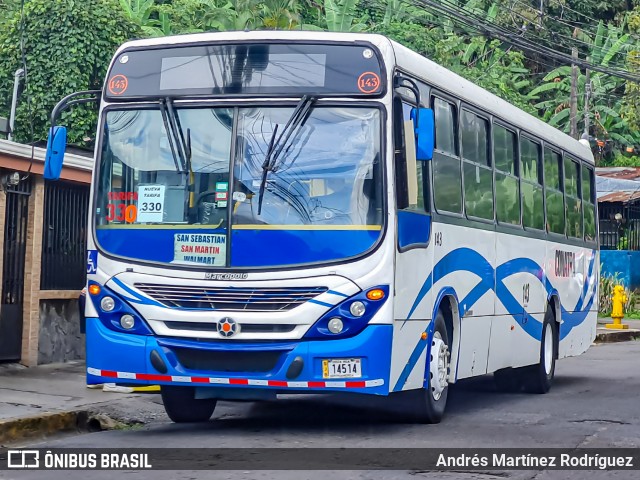 Conatra - Corporacion Nacional de Transporte 143 na cidade de San Sebastián, San José, San José, Costa Rica, por Andrés Martínez Rodríguez. Número da foto: #13105725.