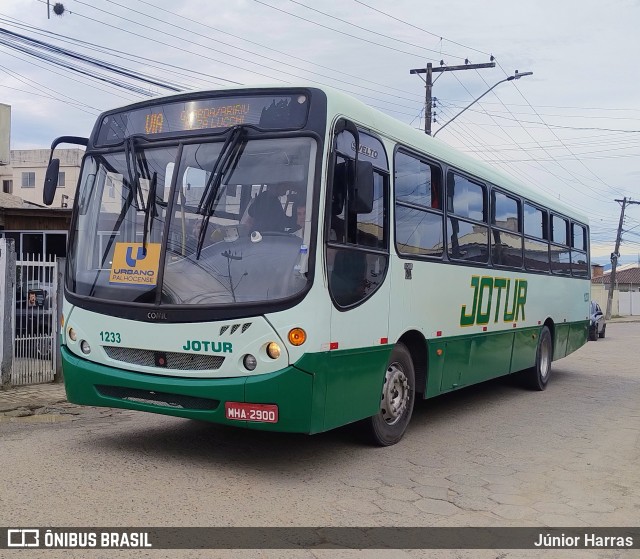 Jotur - Auto Ônibus e Turismo Josefense 1233 na cidade de Palhoça, Santa Catarina, Brasil, por Júnior Harras. Número da foto: #13106084.