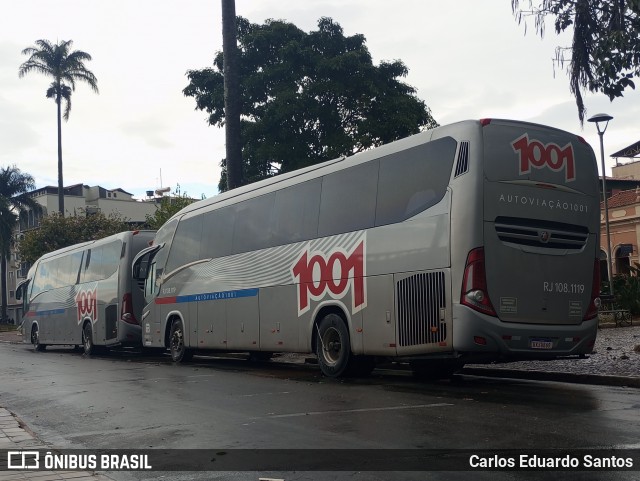 Auto Viação 1001 RJ 108.1119 na cidade de São João del Rei, Minas Gerais, Brasil, por Carlos Eduardo Santos. Número da foto: #13106188.