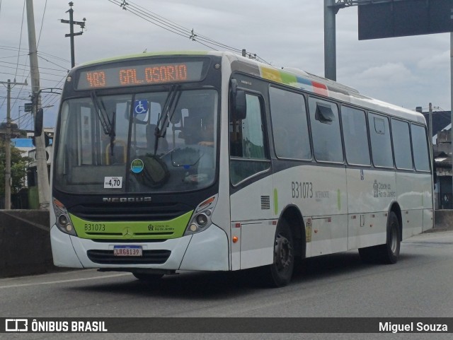 Viação VG B31073 na cidade de Rio de Janeiro, Rio de Janeiro, Brasil, por Miguel Souza. Número da foto: #13106345.