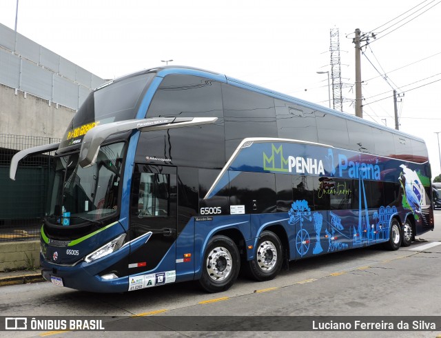 Empresa de Ônibus Nossa Senhora da Penha 65005 na cidade de São Paulo, São Paulo, Brasil, por Luciano Ferreira da Silva. Número da foto: #13107251.