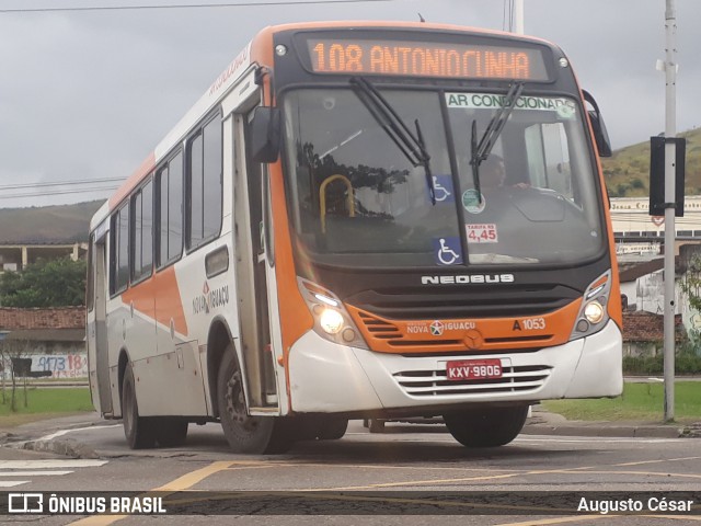 Viação São José A01053 na cidade de Nova Iguaçu, Rio de Janeiro, Brasil, por Augusto César. Número da foto: #13107699.
