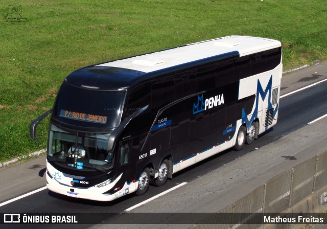 Empresa de Ônibus Nossa Senhora da Penha 65010 na cidade de Resende, Rio de Janeiro, Brasil, por Matheus Freitas. Número da foto: #13107580.
