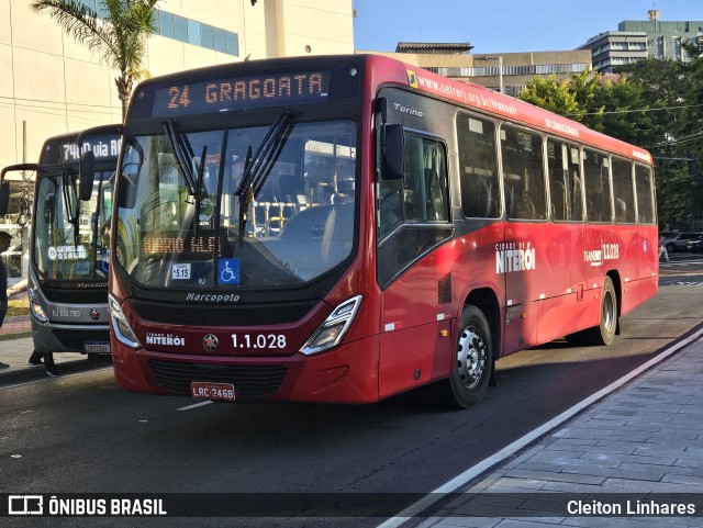 Auto Lotação Ingá 1.1.028 na cidade de Niterói, Rio de Janeiro, Brasil, por Cleiton Linhares. Número da foto: #13106294.