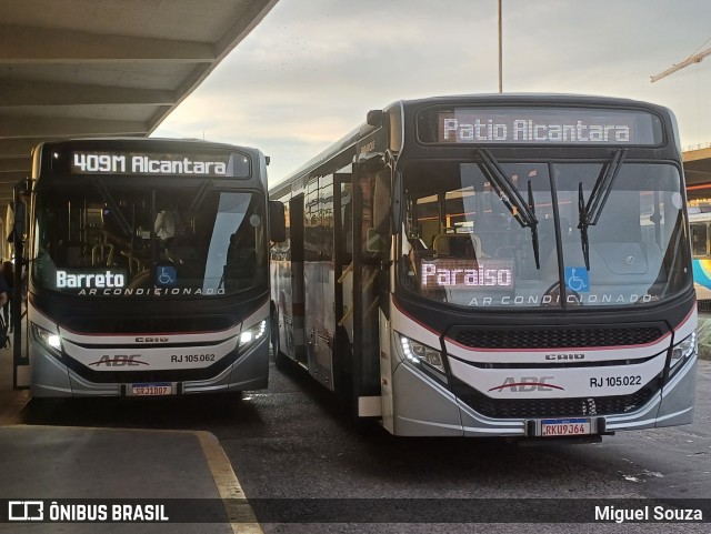 Auto Viação ABC RJ 105.022 na cidade de Niterói, Rio de Janeiro, Brasil, por Miguel Souza. Número da foto: #13106340.