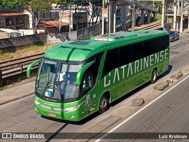 Auto Viação Catarinense 3397 na cidade de Juiz de Fora, Minas Gerais, Brasil, por Luiz Krolman. Número da foto: #13106506.