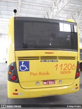 Gidion Transporte e Turismo 11206 na cidade de Joinville, Santa Catarina, Brasil, por Rodrigo Martins. Número da foto: #13105721.