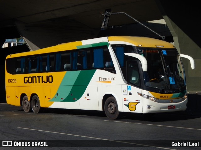 Empresa Gontijo de Transportes 18255 na cidade de Belo Horizonte, Minas Gerais, Brasil, por Gabriel Leal. Número da foto: #13108445.
