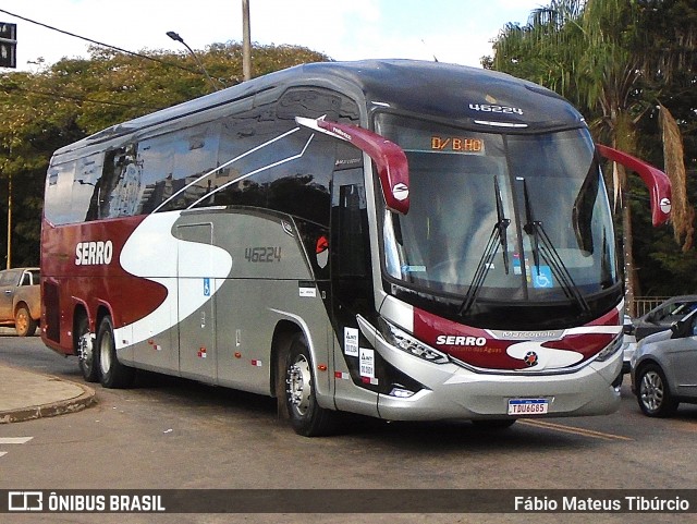 Viação Serro 46224 na cidade de Três Corações, Minas Gerais, Brasil, por Fábio Mateus Tibúrcio. Número da foto: #13109673.