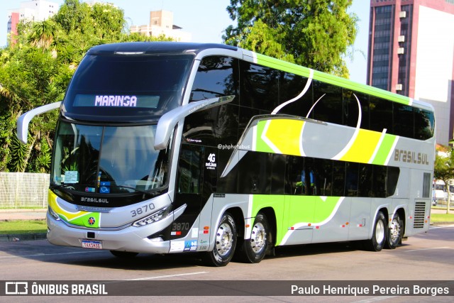 Brasil Sul Linhas Rodoviárias 3870 na cidade de Curitiba, Paraná, Brasil, por Paulo Henrique Pereira Borges. Número da foto: #13109174.