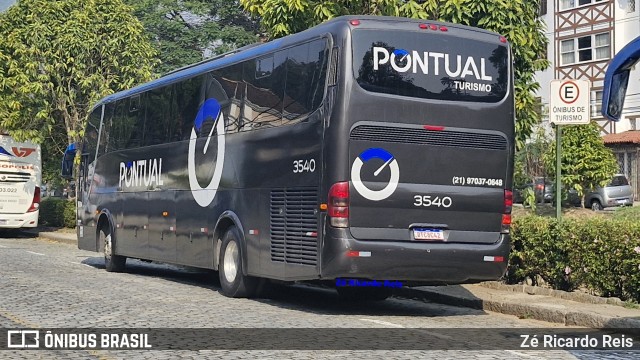 Pontual Turismo 3540 na cidade de Petrópolis, Rio de Janeiro, Brasil, por Zé Ricardo Reis. Número da foto: #13108627.