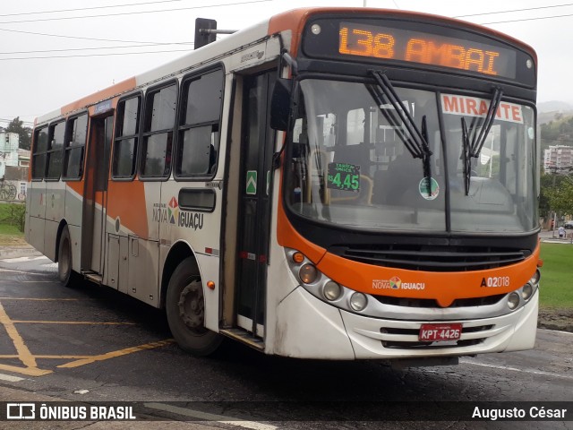 Viação Mirante A02018 na cidade de Nova Iguaçu, Rio de Janeiro, Brasil, por Augusto César. Número da foto: #13109202.