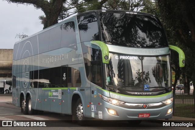 Viação Garcia 8713 na cidade de Curitiba, Paraná, Brasil, por RM Busologia. Número da foto: #13109871.