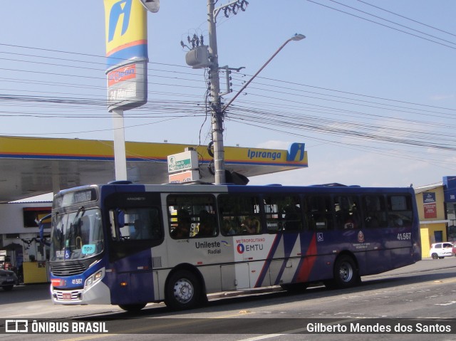Radial Transporte Coletivo 41.567 na cidade de Itaquaquecetuba, São Paulo, Brasil, por Gilberto Mendes dos Santos. Número da foto: #13107795.