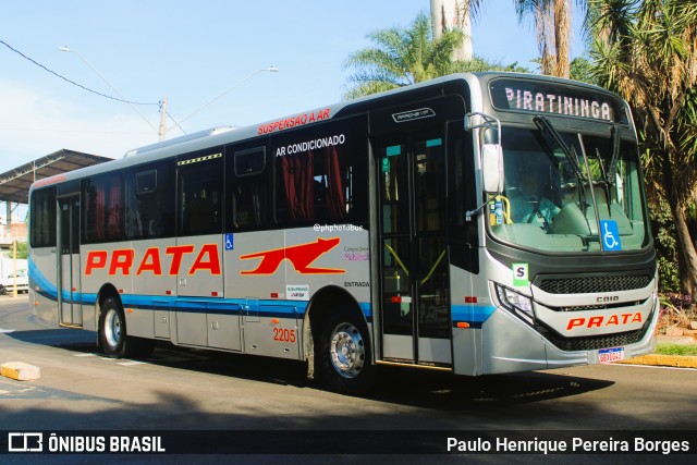 Expresso de Prata 2205 na cidade de Bauru, São Paulo, Brasil, por Paulo Henrique Pereira Borges. Número da foto: #13109273.