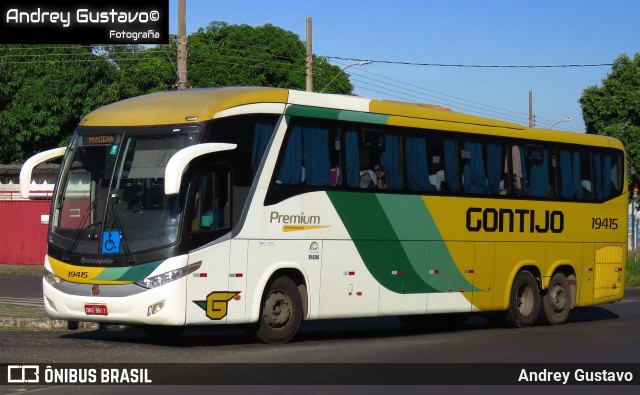Empresa Gontijo de Transportes 19415 na cidade de Uberlândia, Minas Gerais, Brasil, por Andrey Gustavo. Número da foto: #13107967.