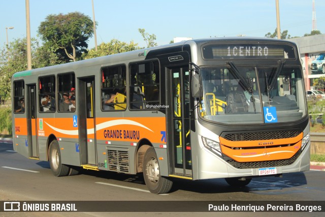 Transportes Coletivos Grande Bauru 2442 na cidade de Bauru, São Paulo, Brasil, por Paulo Henrique Pereira Borges. Número da foto: #13109209.