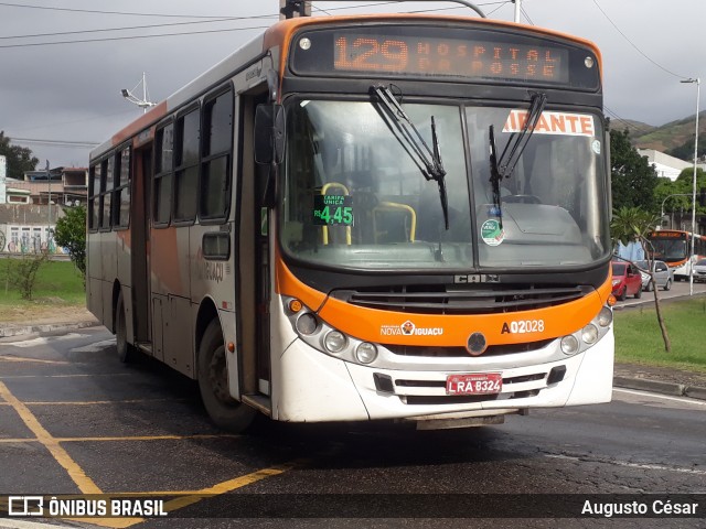 Viação Mirante A02028 na cidade de Nova Iguaçu, Rio de Janeiro, Brasil, por Augusto César. Número da foto: #13109235.