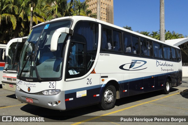 Diadema Transportes 26 na cidade de Aparecida, São Paulo, Brasil, por Paulo Henrique Pereira Borges. Número da foto: #13109149.