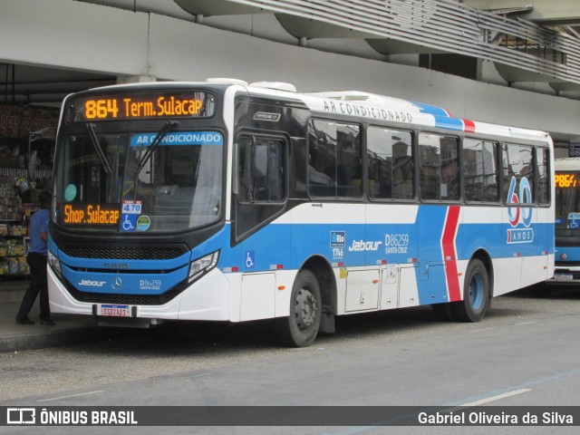 Auto Viação Jabour D86259 na cidade de Rio de Janeiro, Rio de Janeiro, Brasil, por Gabriel Oliveira da Silva. Número da foto: #13108882.