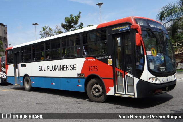 Viação Sul Fluminense 1273 na cidade de Volta Redonda, Rio de Janeiro, Brasil, por Paulo Henrique Pereira Borges. Número da foto: #13109295.
