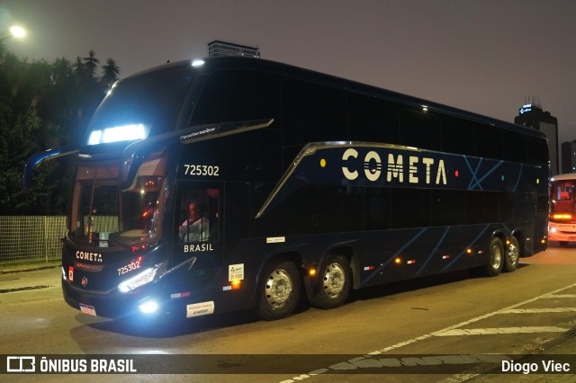 Viação Cometa 725302 na cidade de Curitiba, Paraná, Brasil, por Diogo Viec. Número da foto: #13109612.