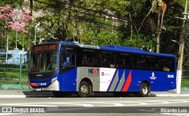 Next Mobilidade - ABC Sistema de Transporte 80.245 na cidade de São Bernardo do Campo, São Paulo, Brasil, por Ricardo Luiz. Número da foto: #13108148.