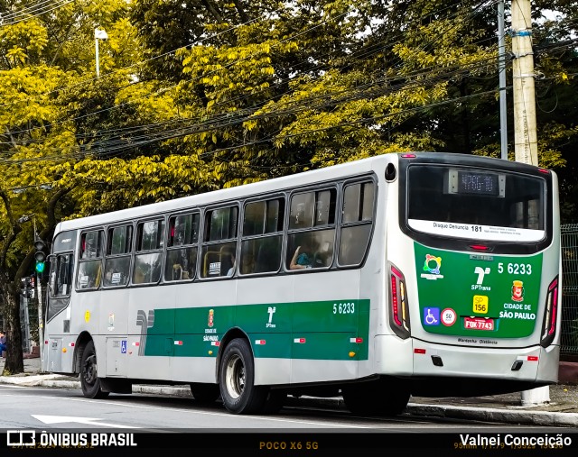 Transunião Transportes 5 6233 na cidade de São Paulo, São Paulo, Brasil, por Valnei Conceição. Número da foto: #13107858.