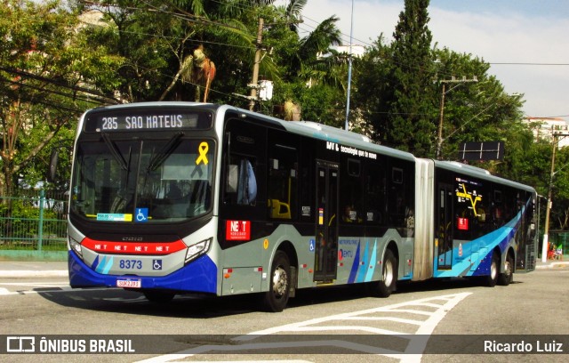 Next Mobilidade - ABC Sistema de Transporte 8373 na cidade de São Bernardo do Campo, São Paulo, Brasil, por Ricardo Luiz. Número da foto: #13108141.