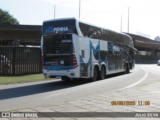 Empresa de Ônibus Nossa Senhora da Penha 65080 na cidade de Porto Alegre, Rio Grande do Sul, Brasil, por JULIO SILVA. Número da foto: #13111162.