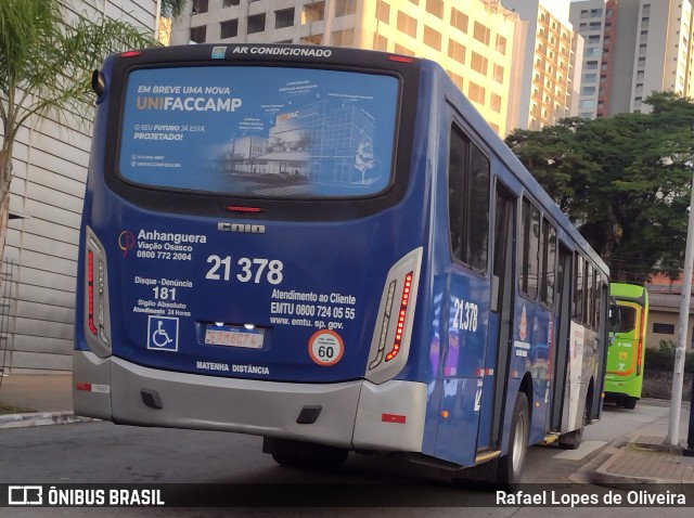 Viação Osasco 21.378 na cidade de São Paulo, São Paulo, Brasil, por Rafael Lopes de Oliveira. Número da foto: #13110510.