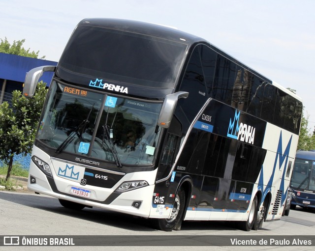 Empresa de Ônibus Nossa Senhora da Penha 64115 na cidade de São Paulo, São Paulo, Brasil, por Vicente de Paulo Alves. Número da foto: #13110194.