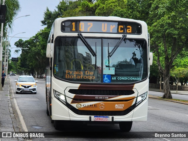 Erig Transportes > Gire Transportes A63511 na cidade de Rio de Janeiro, Rio de Janeiro, Brasil, por Brenno Santos. Número da foto: #13111343.