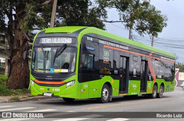 TRANSPPASS - Transporte de Passageiros 8 1093 na cidade de São Paulo, São Paulo, Brasil, por Ricardo Luiz. Número da foto: #13111747.