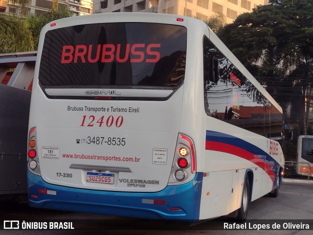 Brubuss Transportes 12400 na cidade de São Paulo, São Paulo, Brasil, por Rafael Lopes de Oliveira. Número da foto: #13110514.