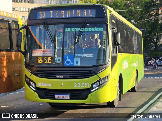 Expresso Miramar 2.3.051 na cidade de Niterói, Rio de Janeiro, Brasil, por Cleiton Linhares. Número da foto: #13110494.