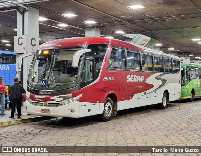 Viação Serro 24511 na cidade de Belo Horizonte, Minas Gerais, Brasil, por Tarcilo  Meira Guzzo. Número da foto: #13112719.
